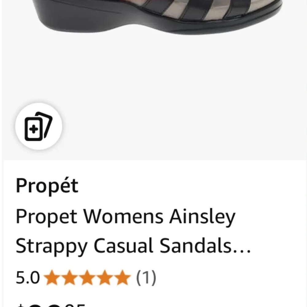 Propet Cream Sandals Comfortable and Stylish - Picture 8 of 10